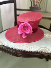 Bright Pink Wedding Hat