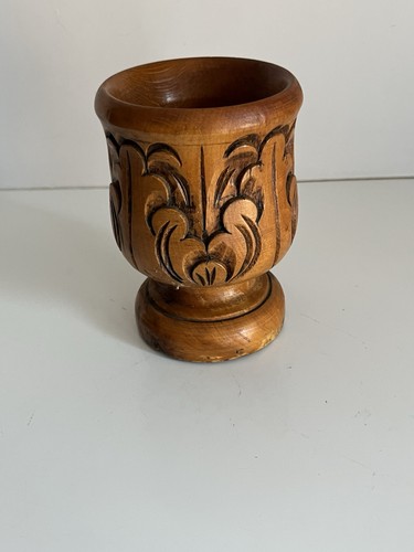 Goblet wooden cup chalice - wooden,