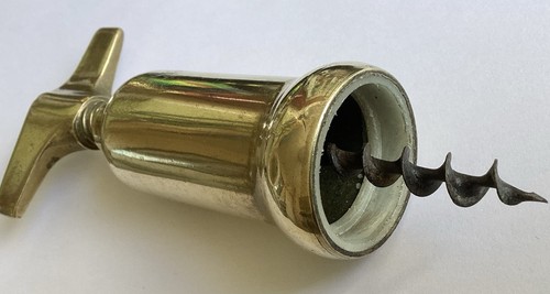 Vintage old solid brass barrel - old,
