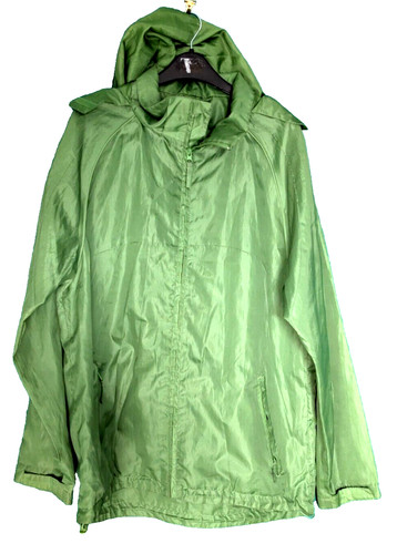 Ladies mac green - ladies, hooded