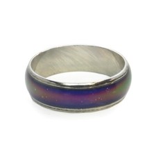 Kids Mood Ring Band Energy Colour Changing & Mood Chart - 3 Sizes Available