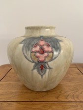 Cranston Woods Tileries Vase. Art Deco. 1920. 9.5”