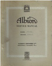 ALBION CHIETAIN FT37A TRUCK CHASSIS ORIGINAL 1952 FACTORY SERVICE MANUAL