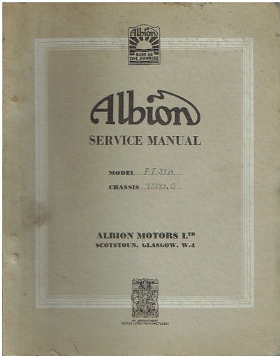 Albion chietain ft37a truck - albion,