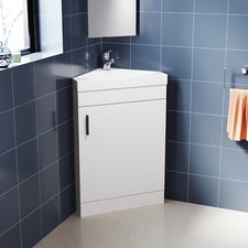 Modern Corner Bathroom Vanity