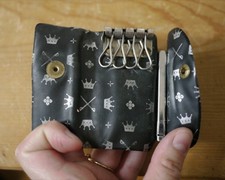 Vtg Faux Leather Vegan Pocket