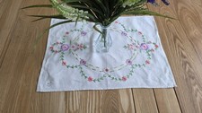 Vintage white  Embroidered