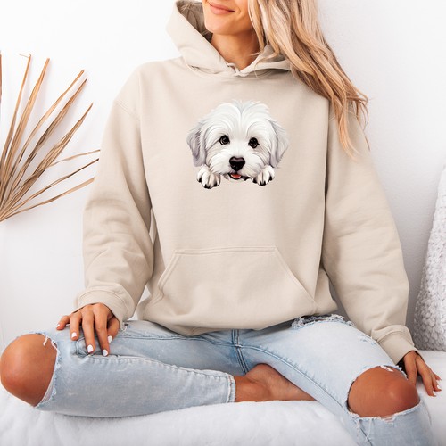 Maltese dog animals womens - maltese,