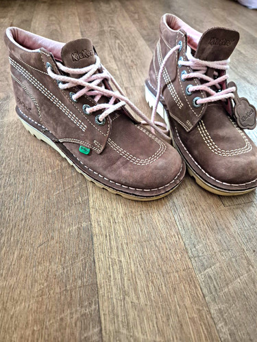 Kickers brown suede ankle - kickers,