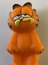 Vintage 1980 ,2 “ Plastic Orange  Tired Garfield =San Francisco Dakin Figure VGC