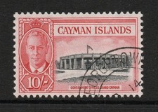 Cayman Islands 1950 10/- Black