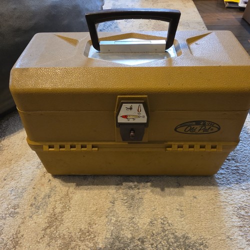 Old pal tackle box with - old,