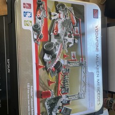 Still sealed Mega Bloks Probuilder Vodafone McLaren Mercedes Pit Stop Set #3243 