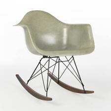 Herman Miller Eames RAR Seafoam Vintage Original Rocking Arm Shell Chair