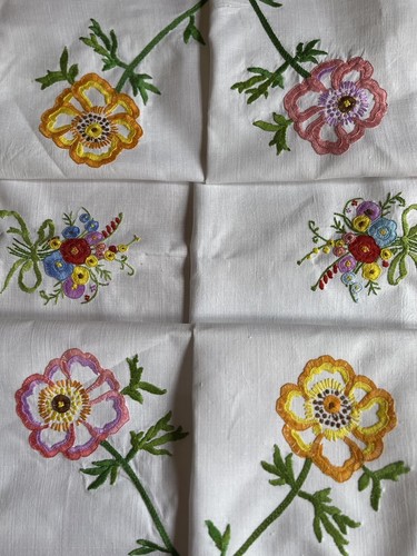 Vintage linen rectangular - vintage,