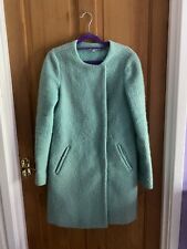 48hr SALE! Ladies RED HERRING  MINT WOOL BLEND COAT UK 8 Sixties Style Mod