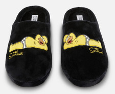 Mens The Simpsons Homer Mule Slippers - UK Size