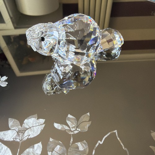 Swarovski crystal beaver - crystal,