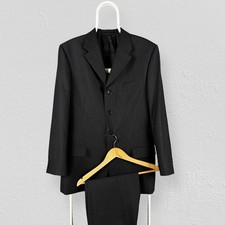 Next Black Wool Pinstripe 2