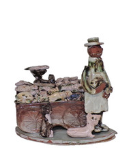 Decorative Pottery - Marie Whitby - Seven Springs - Fishmonger - Fish Market -