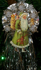 Victorian Olive Santa Claus