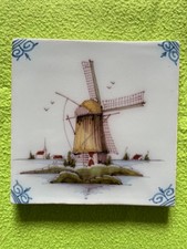 Delft Tile  ?  Windmill  Very Good Condition