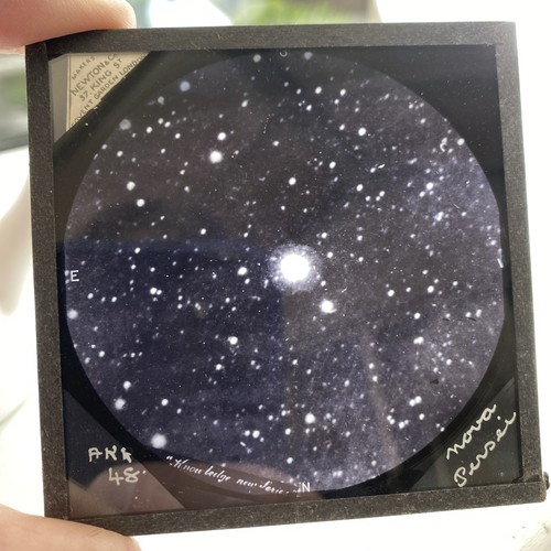 Magic lantern slide star - magic,