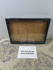 Radcliffe Black Wooden Deep 3D Box Frame A3, Black Backing Board * Choice of Siz