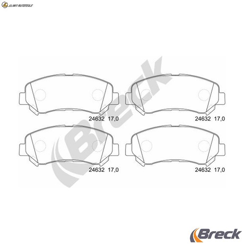 Brake pad set disc - brake,