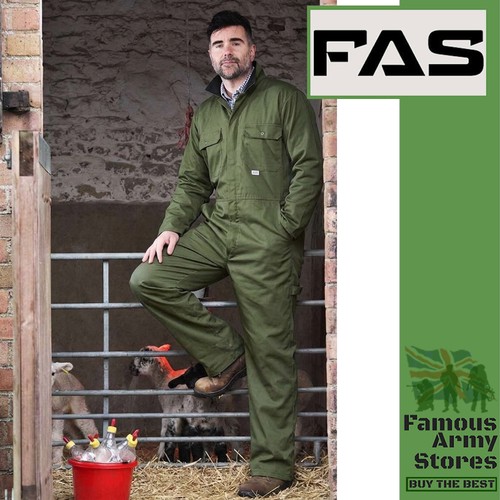 Mens coverall stud front - coverall,