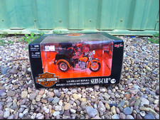 DIE CAST 1:8 HARLEY DAVIDSON SERVI-CAR REPLICA SIDE CAR COLLECTABLE MODEL