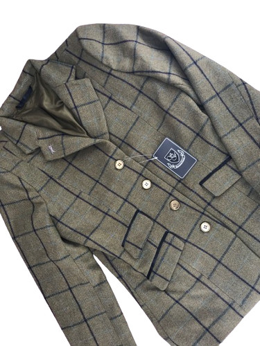 New ladies grey tweed - tweed, lge
