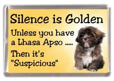 Lhasa Apso Dog Fridge Magnet