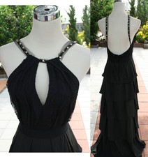 NWT BCBG MAX AZRIA $448 Black Prom Party Ball Gown 2