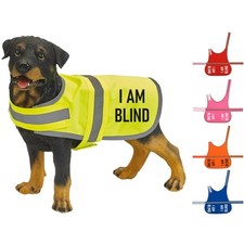 I Am Blind Hi-Vis Dog Vest