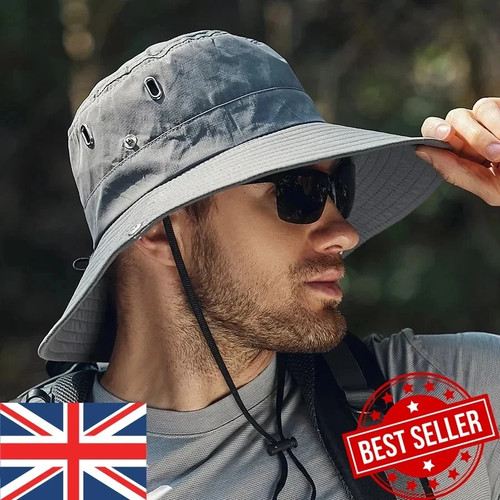 Mens sun hat wide brim - wide,