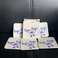 Lega-Lega Coasters X6 Doddles And Cup Marks Boxed Quirky And Fun