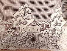 Vintage French Pictorial Lace