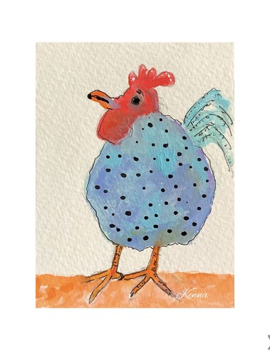 Aceo kenna original - by,
