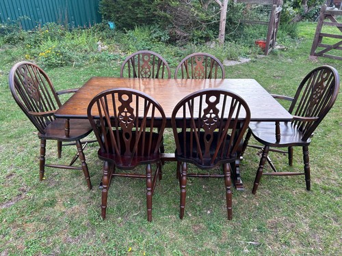 Refectory style six chairs - refectory,