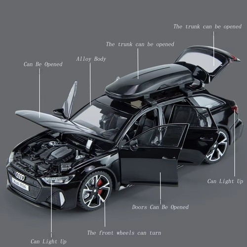 Audi rs6 diecast model car - audi,