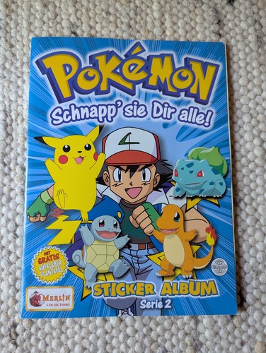 Merlin pokemon sticker album - merlin,