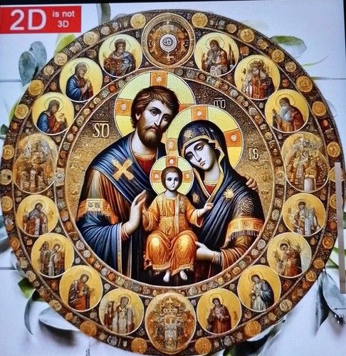 Retro orthodox christian icon - retro,