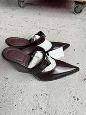 ZARA heels in Burgundy UK size 8 New With Tags