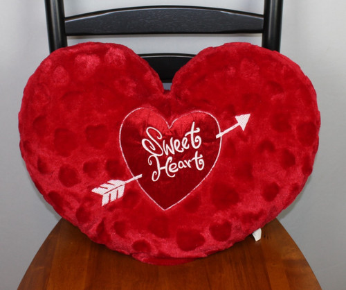 Large red sweet heart - large, plush