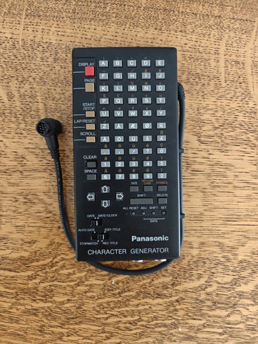 Panasonic character generator - character,
