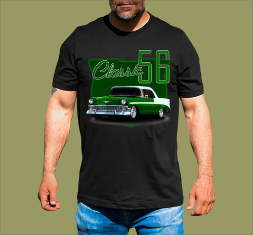 Green classic chevy shirt - classic, t-shirt