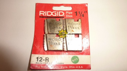 Ridgid pipe dies - pipe, npt