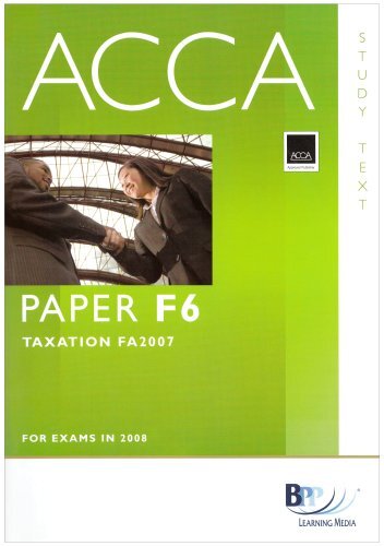Acca f6 tax - -,