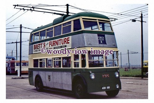 Gw0757 ipswich trolleybus no - ipswich,